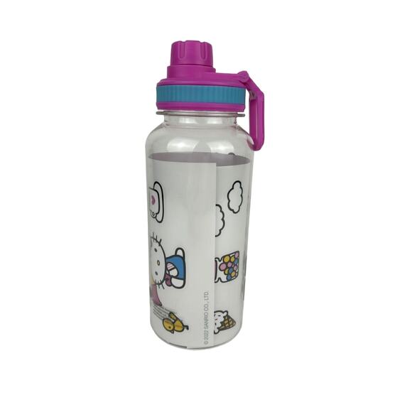 Hello Kitty Icons 32-Ounce Water Bottle and Sticker Set by Sanrio - Picture 2 of 7